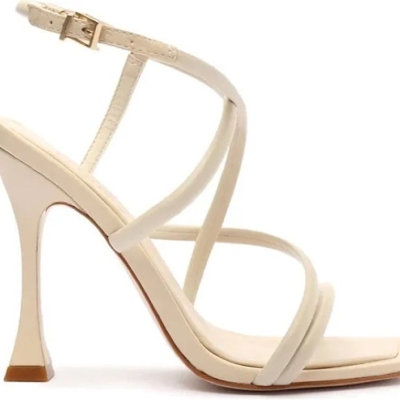 SCHUTZ Ivory Lovi Strappy Sandals - Picture 2 of 8